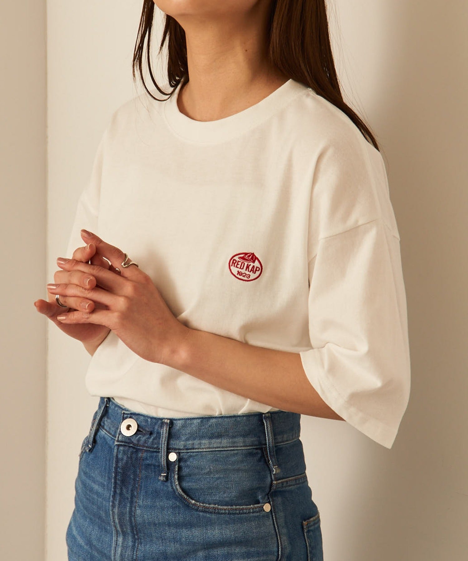 レッドキャップ REDKAP エンブレムTシャツ （ホワイト） ホワイト