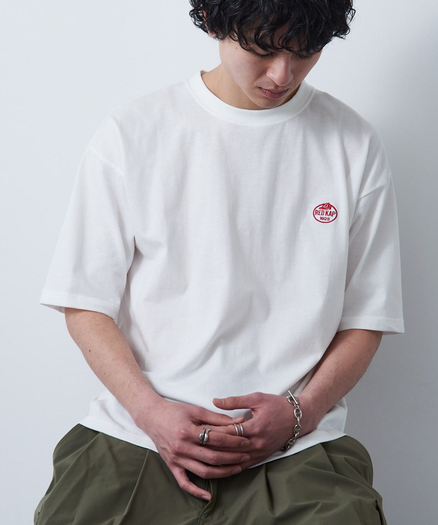 レッドキャップ REDKAP エンブレムTシャツ （ホワイト） ホワイト