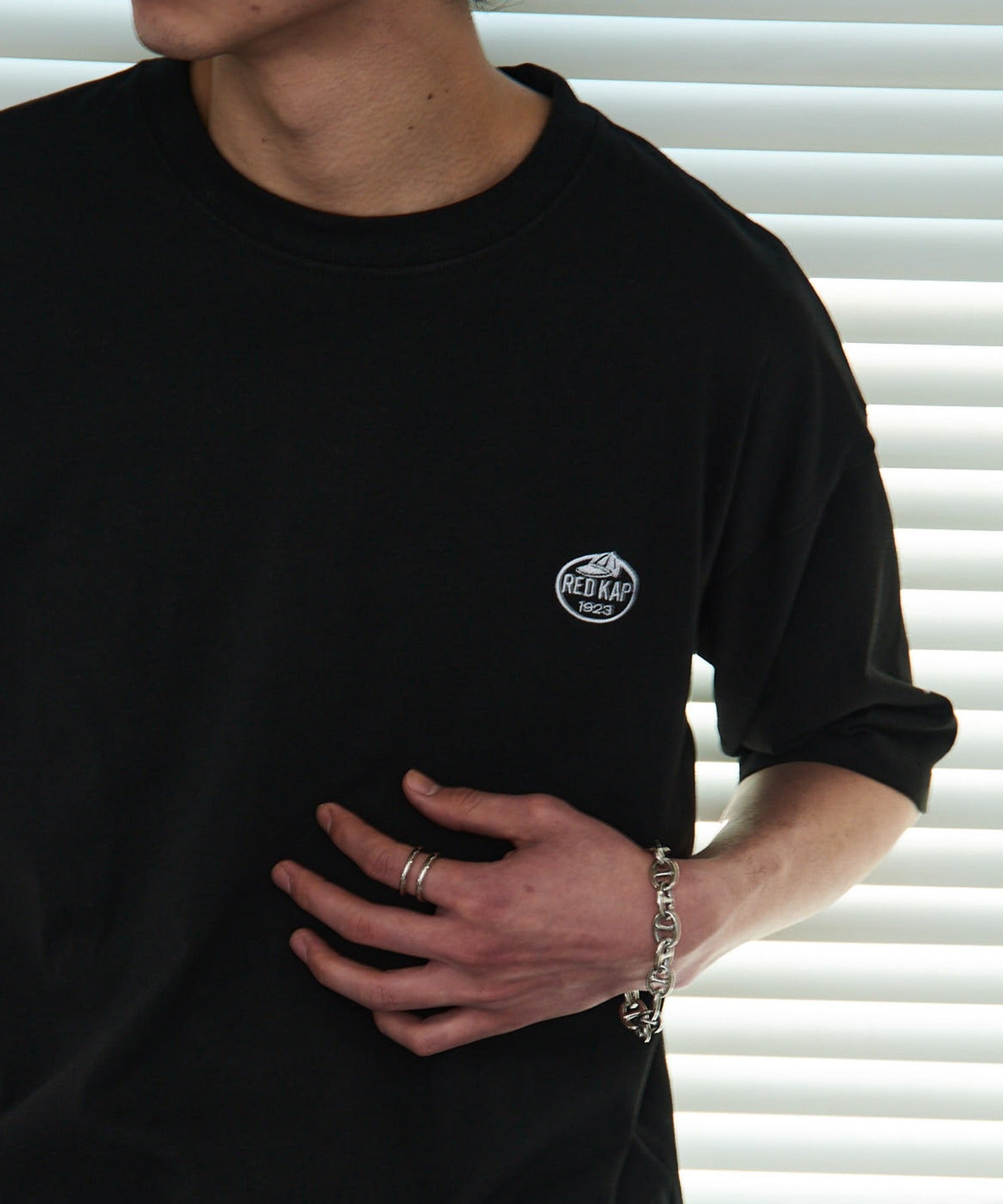 レッドキャップ REDKAP エンブレムTシャツ （ブラック） ブラック