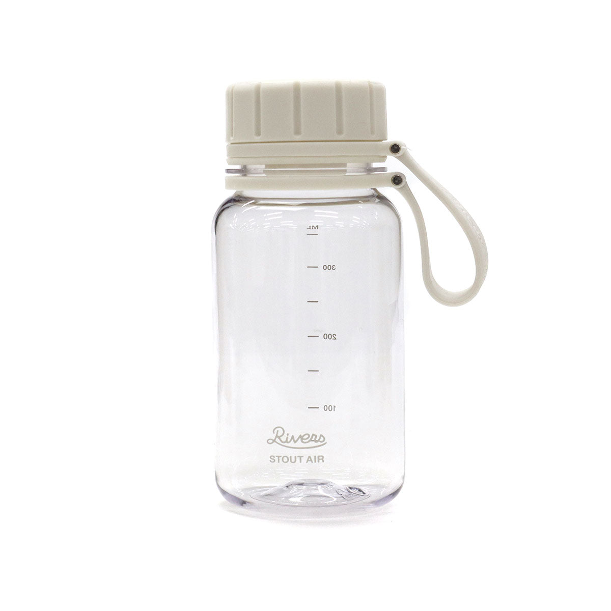 リバーズ Rivers ボトル 水筒 スタウトエア クリア ボトル 400ml クリアボトル プラスチック ドリンクボトル BPAフリー アウトドア アルコール 常温 ウォーターボトル スタウト エア 400 BT009 【返品不可商品】 （OFFWHITE） OFFWHITE