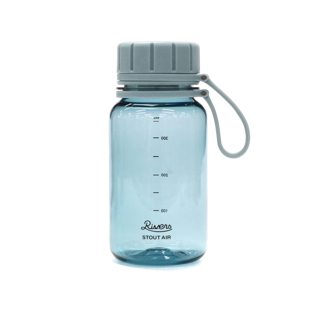 リバーズ Rivers ボトル 水筒 スタウトエア クリア ボトル 400ml クリアボトル プラスチック ドリンクボトル BPAフリー アウトドア アルコール 常温 ウォーターボトル スタウト エア 400 BT009 【返品不可商品】 （CADETBLUE） CADETBLUE