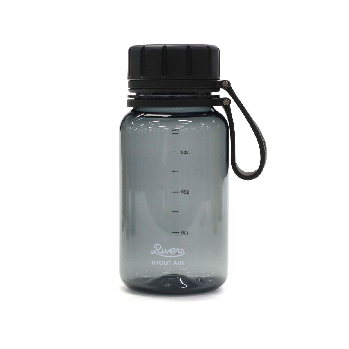 リバーズ Rivers ボトル 水筒 スタウトエア クリア ボトル 400ml クリアボトル プラスチック ドリンクボトル BPAフリー アウトドア アルコール 常温 ウォーターボトル スタウト エア 400 BT009 【返品不可商品】 （BLACK） BLACK