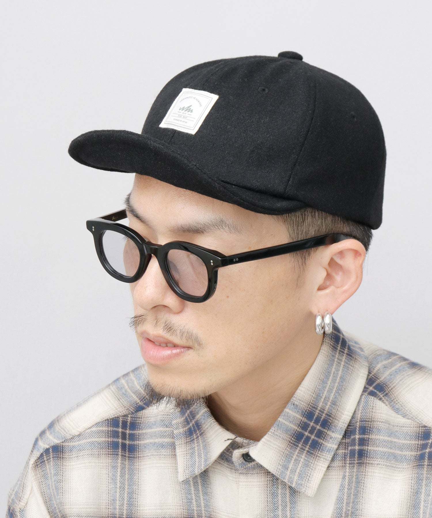 Celeb CELEB Cap Empire Cap Hat Short Brim Melton Fabric Autumn Winter