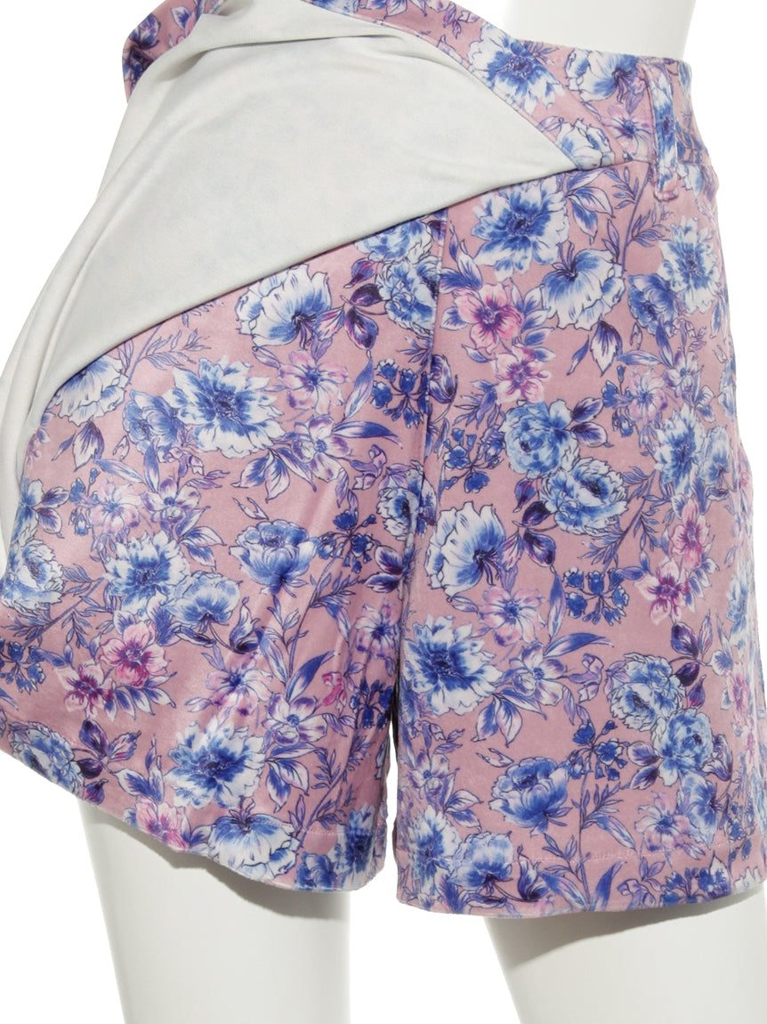 リエンダスエルタ rienda suelta 花柄起毛プリントパンツ （ピンク） ピンク