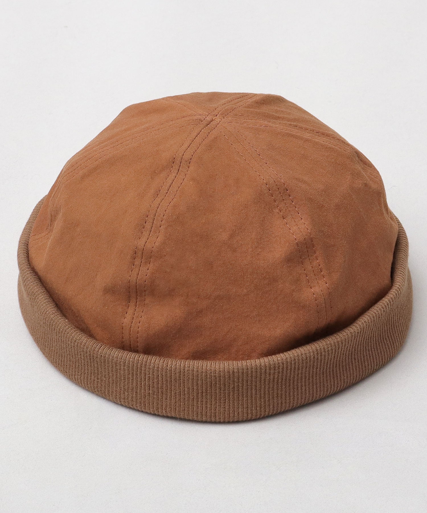 Quarter Gallery QUARTER GALLERY Roll Cap Hat Cap Fisherman Cap Brimless Watch Cap Plain Round Deep