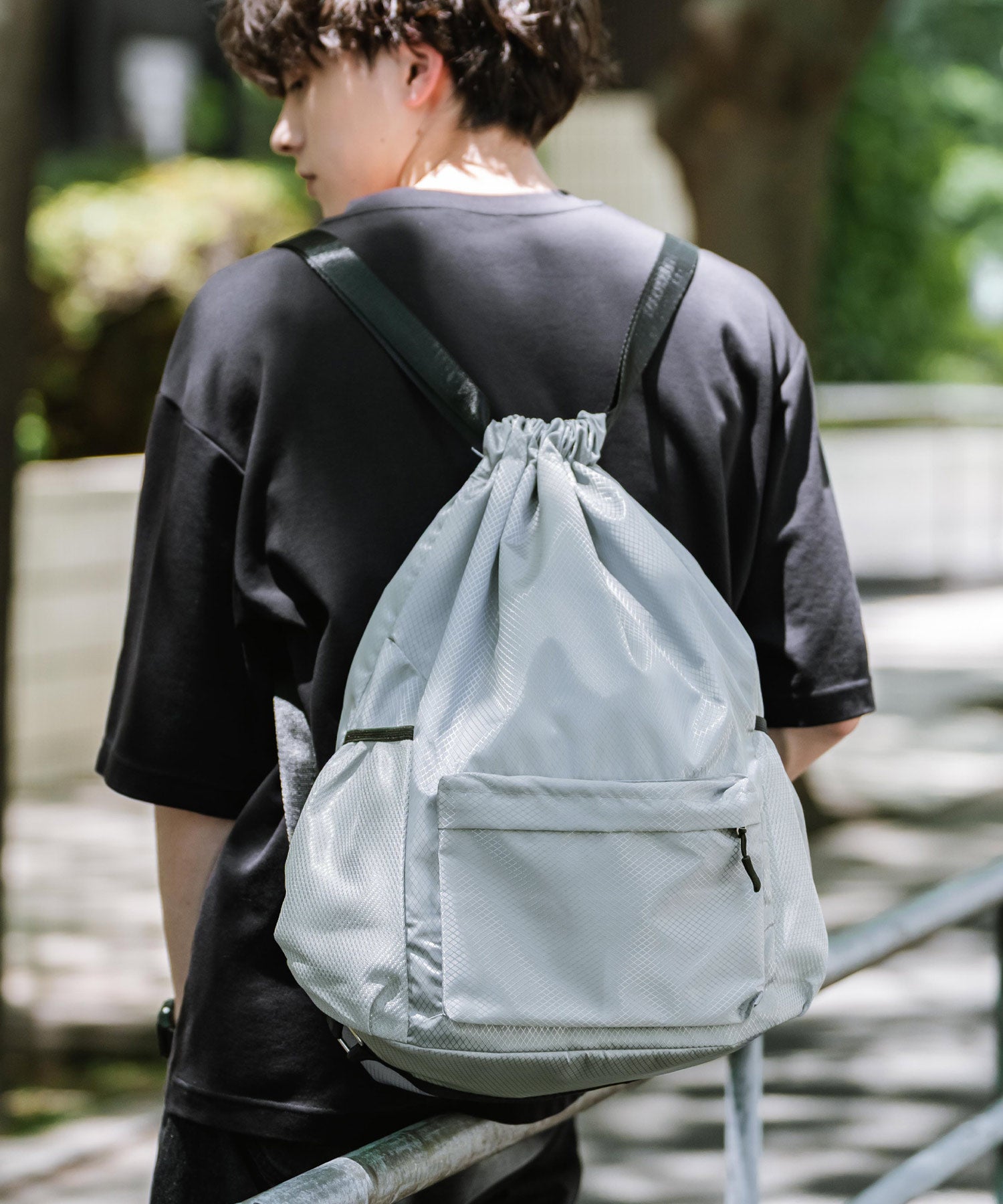 ロッキーモンロー Rocky Monroe ナップサック リュックサック レジャーバッグ メンズ レディース 鞄 ジムサック 体操着入れ 巾着 プール スポーツ カジュアル アウトドア 14732 （グレー） グレー