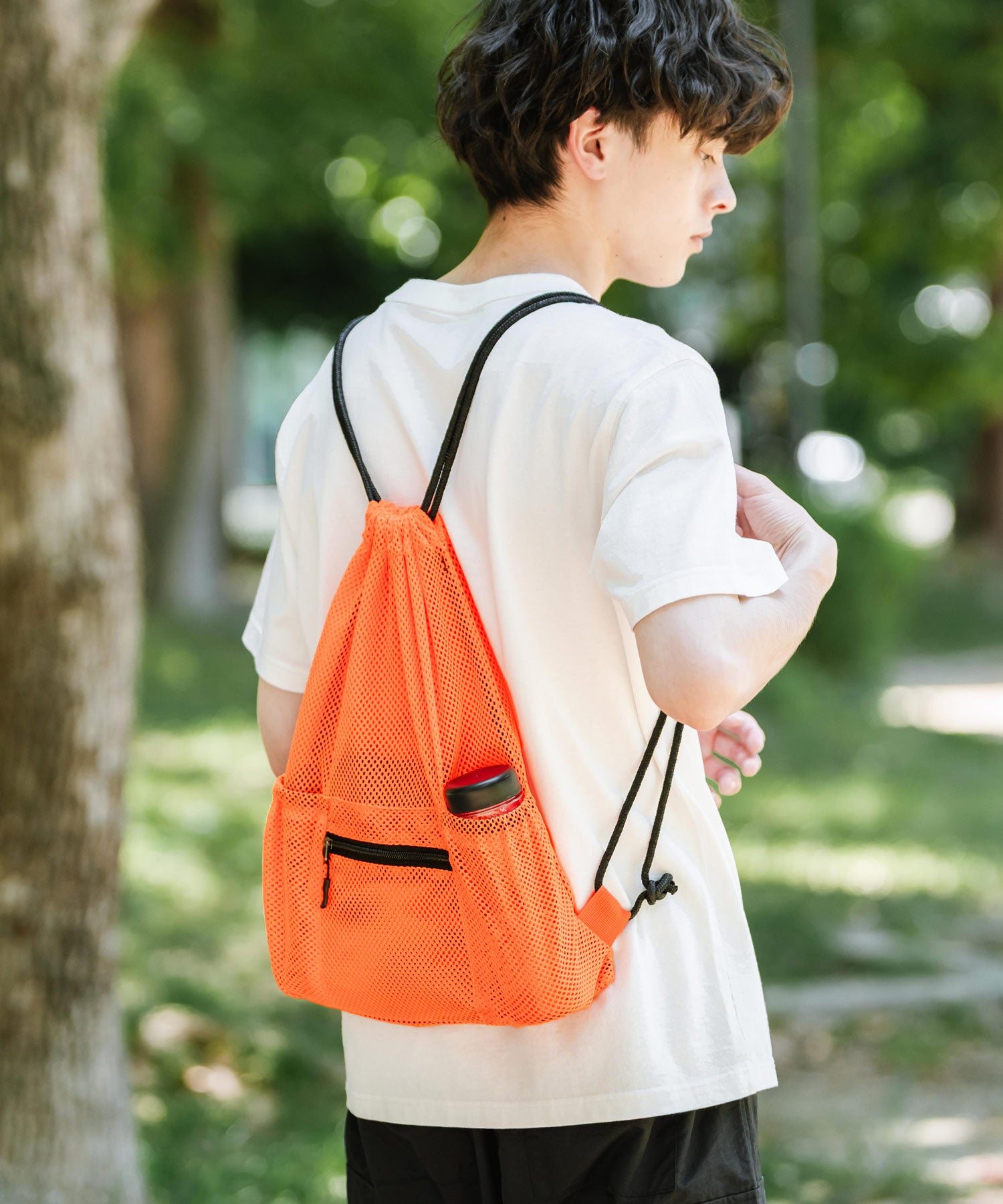 ロッキーモンロー Rocky Monroe ナップサック メッシュ メンズ レディース 鞄 リュックサック ジムサック 巾着 体操着入れ プール 海 ジム スポーツ カジュアル アウトドア 14733 （グリーン） グリーン