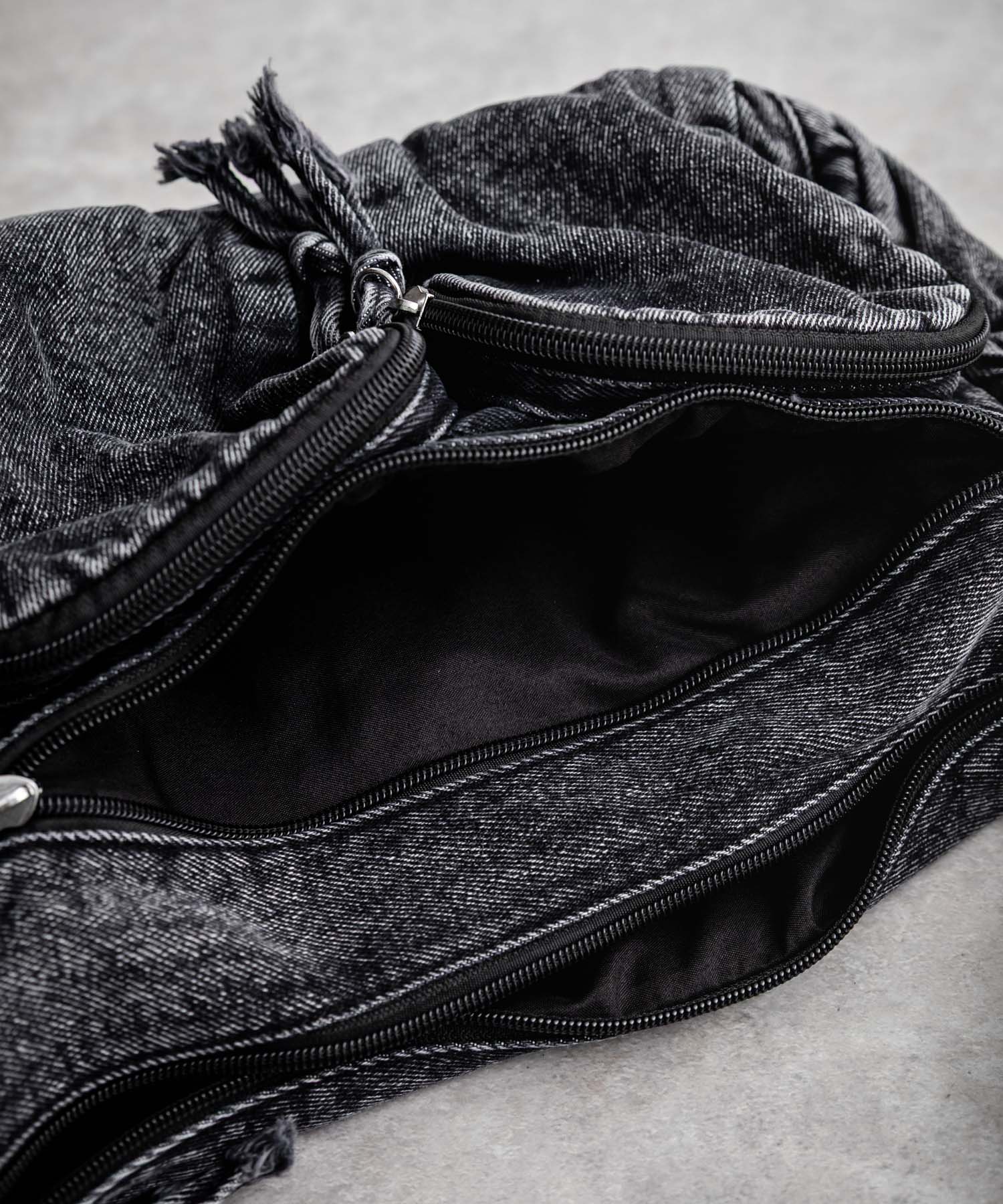 ロッキーモンロー Rocky Monroe ショルダーバッグ ヴィンテージ メンズ レディース 綿 コットン B5 通勤 通学 シンプル 無地 デニム 斜め掛け 肩かけ ライブ お出かけ 15507 （ブルー） ブルー