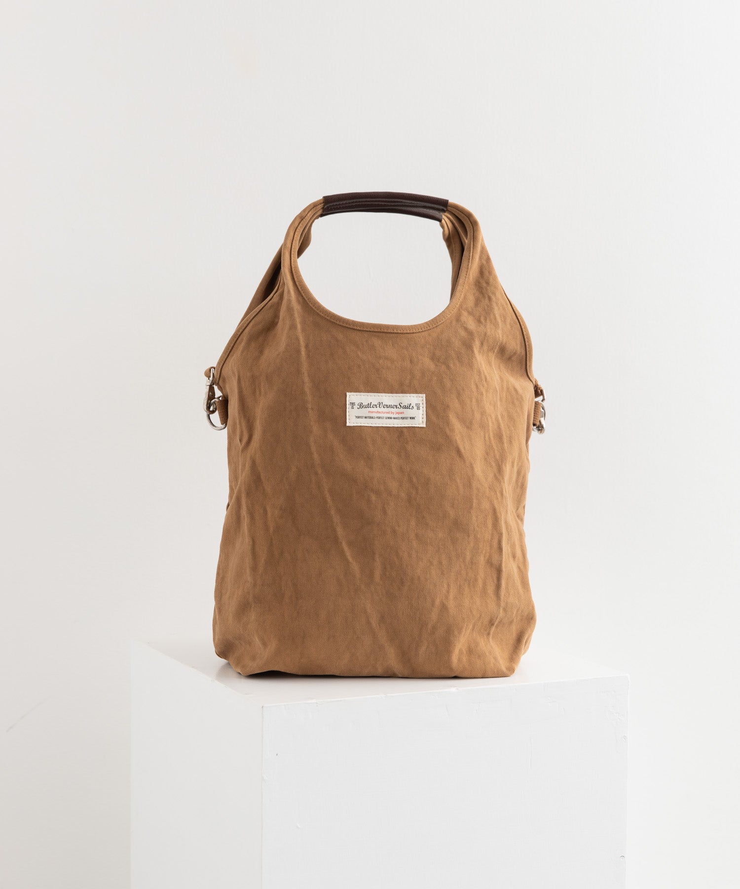 ロッキーモンロー Rocky Monroe ショルダーバッグ トートバッグ メンズ 鞄 手提げ 肩掛け 牛革 キャンバス 大容量 A4 2WAY カジュアル 無地 シンプル 6号帆布 レザー 反応染め 通 （キャメル） キャメル