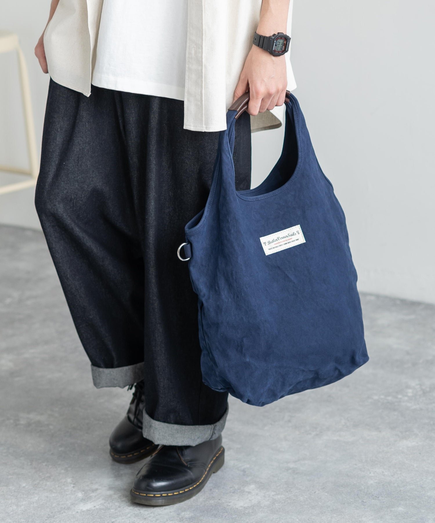ロッキーモンロー Rocky Monroe ショルダーバッグ トートバッグ メンズ 鞄 手提げ 肩掛け 牛革 キャンバス 大容量 A4 2WAY カジュアル 無地 シンプル 6号帆布 レザー 反応染め 通 （キャメル） キャメル