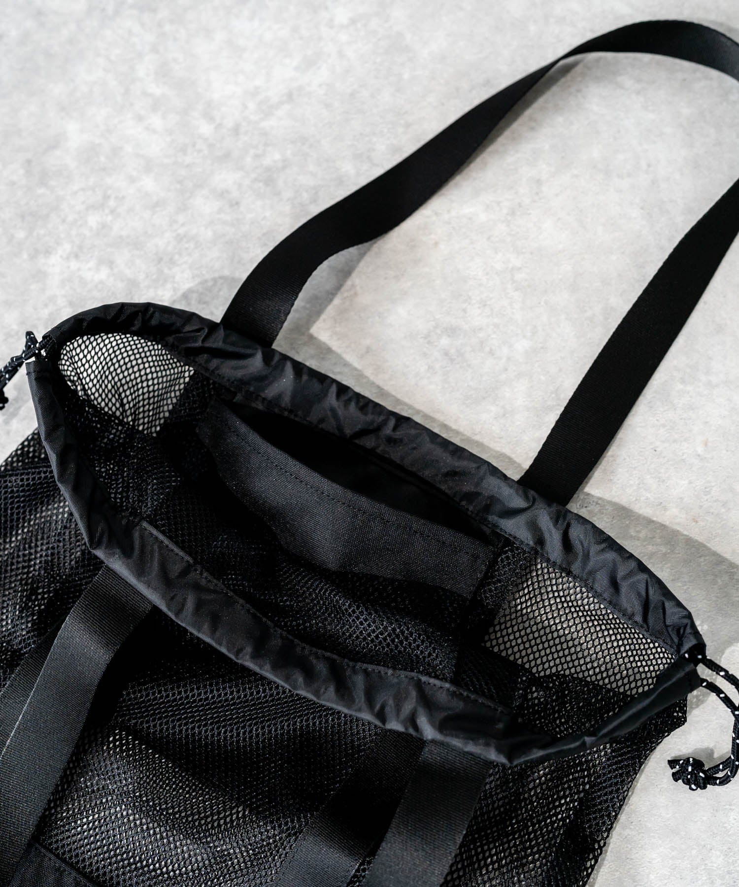 ロッキーモンロー Rocky Monroe THE NORTH FACE ザ・ノースフェイス WHITE LABEL ホワイトレーベル 韓国 限定 メッシュバッグ エコバッグ メンズ レディース ショルダ （ブラック） ブラック