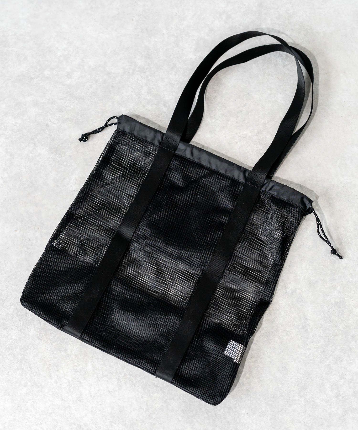 ロッキーモンロー Rocky Monroe THE NORTH FACE ザ・ノースフェイス WHITE LABEL ホワイトレーベル 韓国 限定 メッシュバッグ エコバッグ メンズ レディース ショルダ （ブラック） ブラック