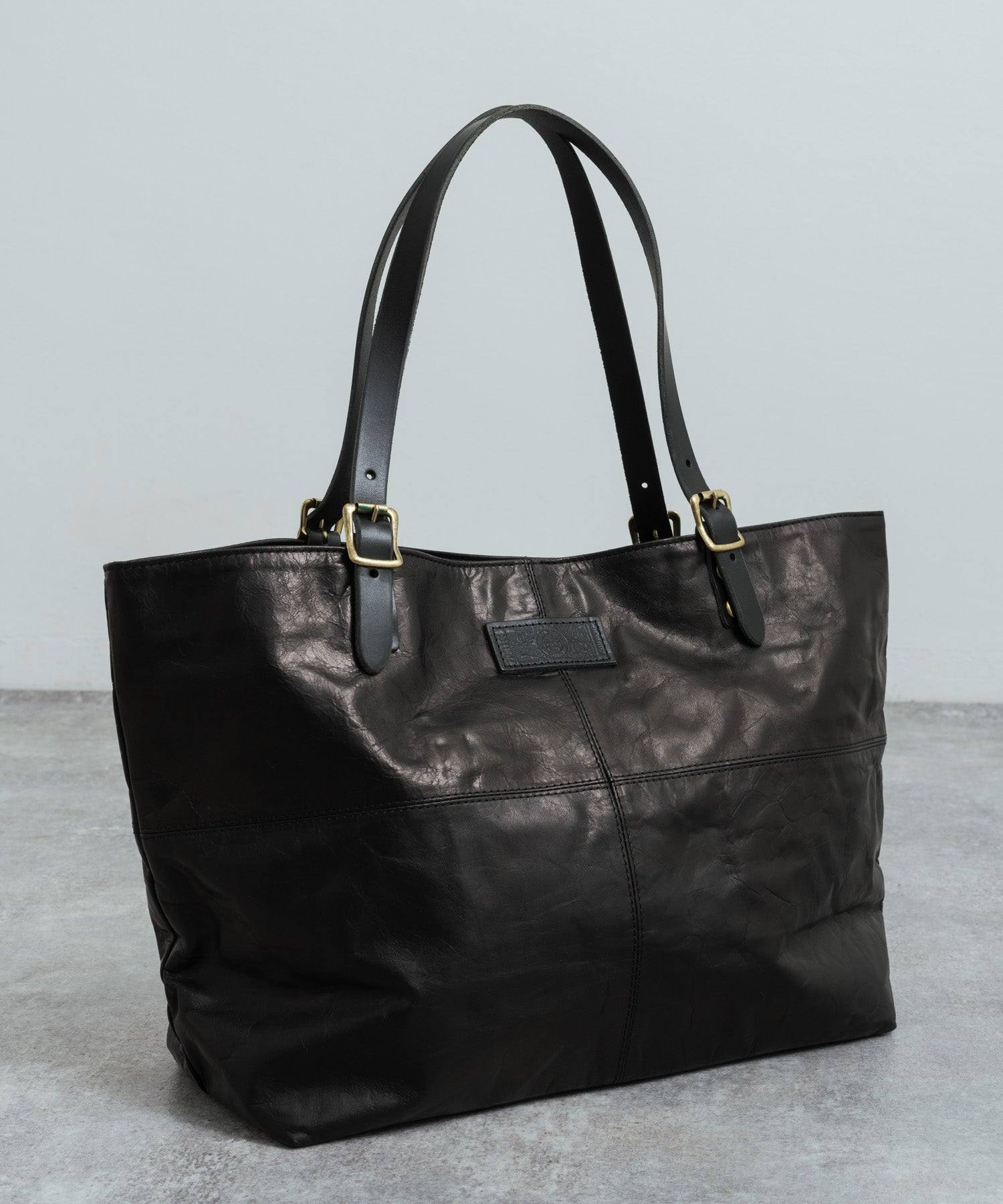 Rocky Monroe Big Tote Bag Men Women Horse Leather Genuine Leather Handheld Simple Pull-Up Outing Business Gift Made in Japan Domestic Butler Ve