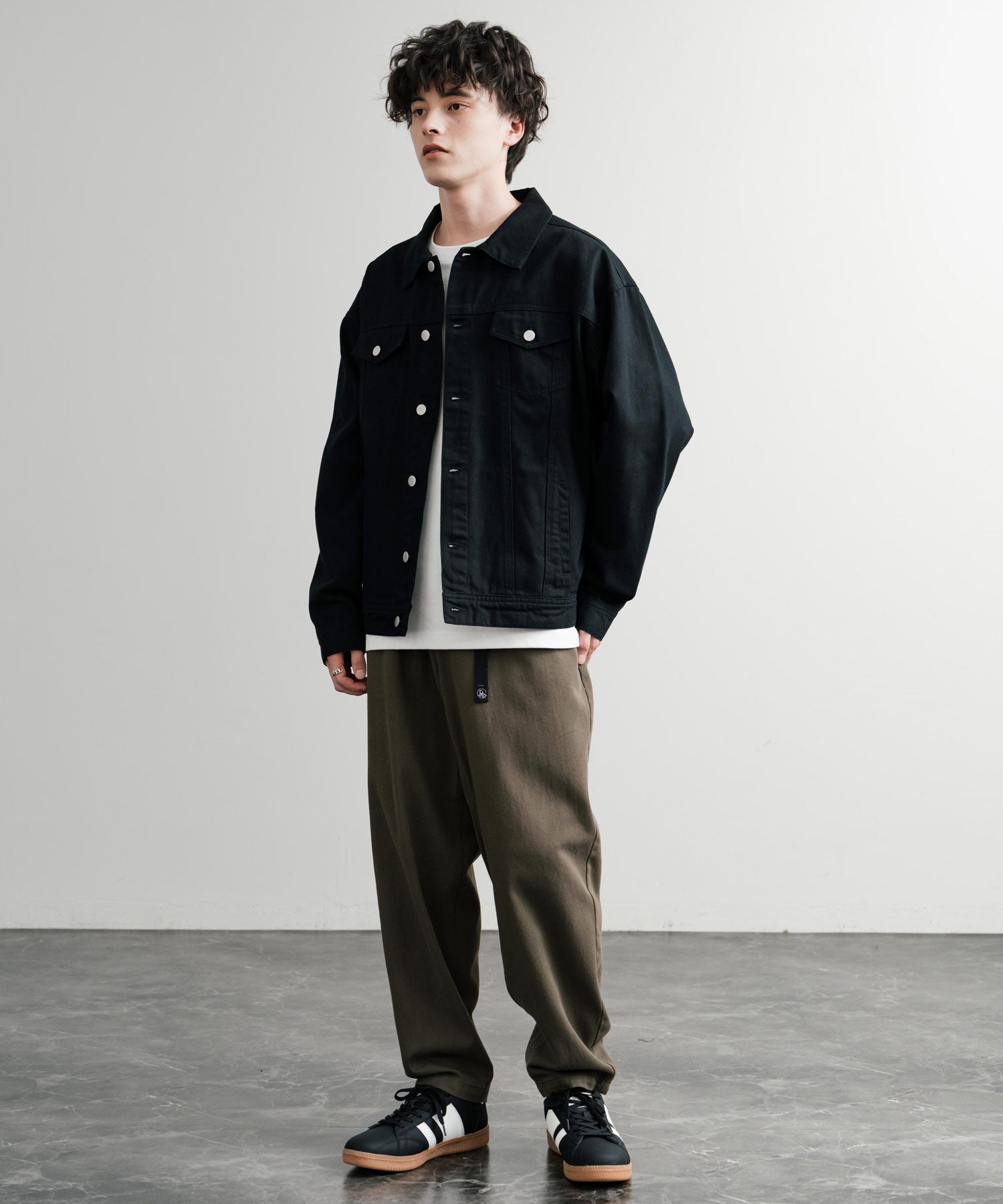 ロッキーモンロー Rocky Monroe スニーカー 厚底 メンズ レディース 紐靴 ロゴ フェイクレザー PU 合成皮革 ボリュームソール ローカット U.S. POLO ASSN. 14932 （ブラック） ブラック