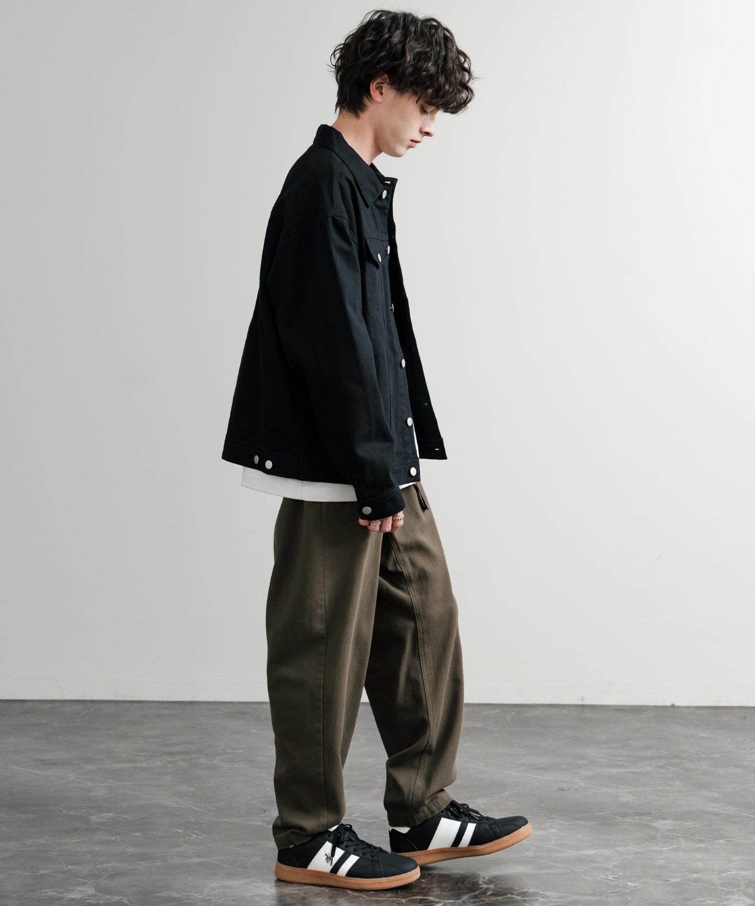 ロッキーモンロー Rocky Monroe スニーカー 厚底 メンズ レディース 紐靴 ロゴ フェイクレザー PU 合成皮革 ボリュームソール ローカット U.S. POLO ASSN. 14932 （ブラック） ブラック