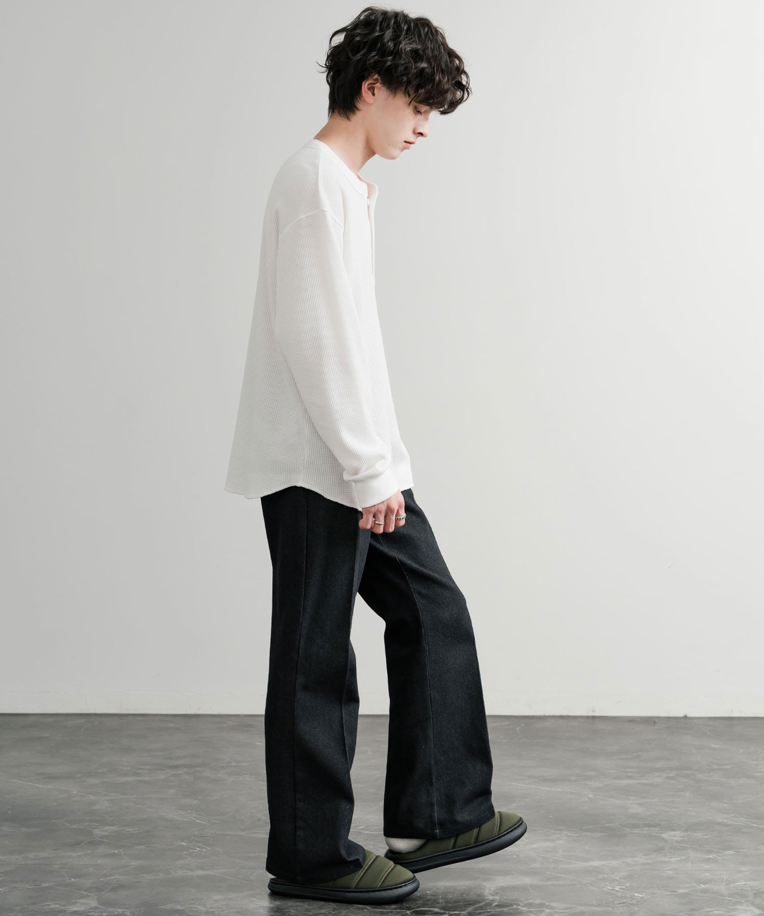 ロッキーモンロー Rocky Monroe GERRY ジェリー モックシューズ サボサンダル スリッポン メンズ レディース 厚底 軽量 ワンポイント クッション カジュアル ストリート 14843 （イエロー） イエロー