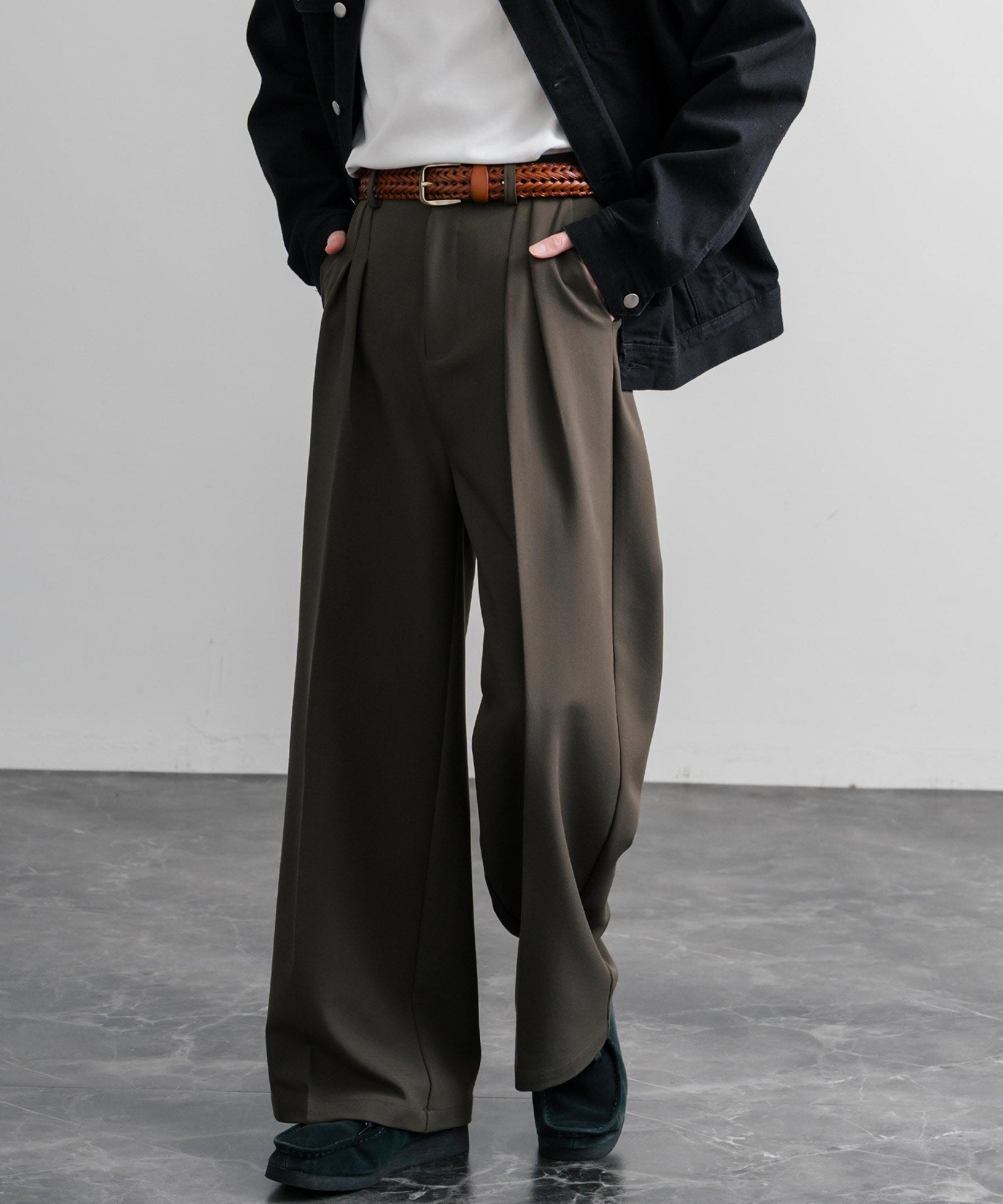 ロッキーモンロー Rocky Monroe レザーベルト メッシュ 本革 メンズ レディース ラウンドバックル スクエア カジュアル アメカジ シンプル 韓国 モード レトロ おしゃれ ギフト 15729 （ブラック） ブラック