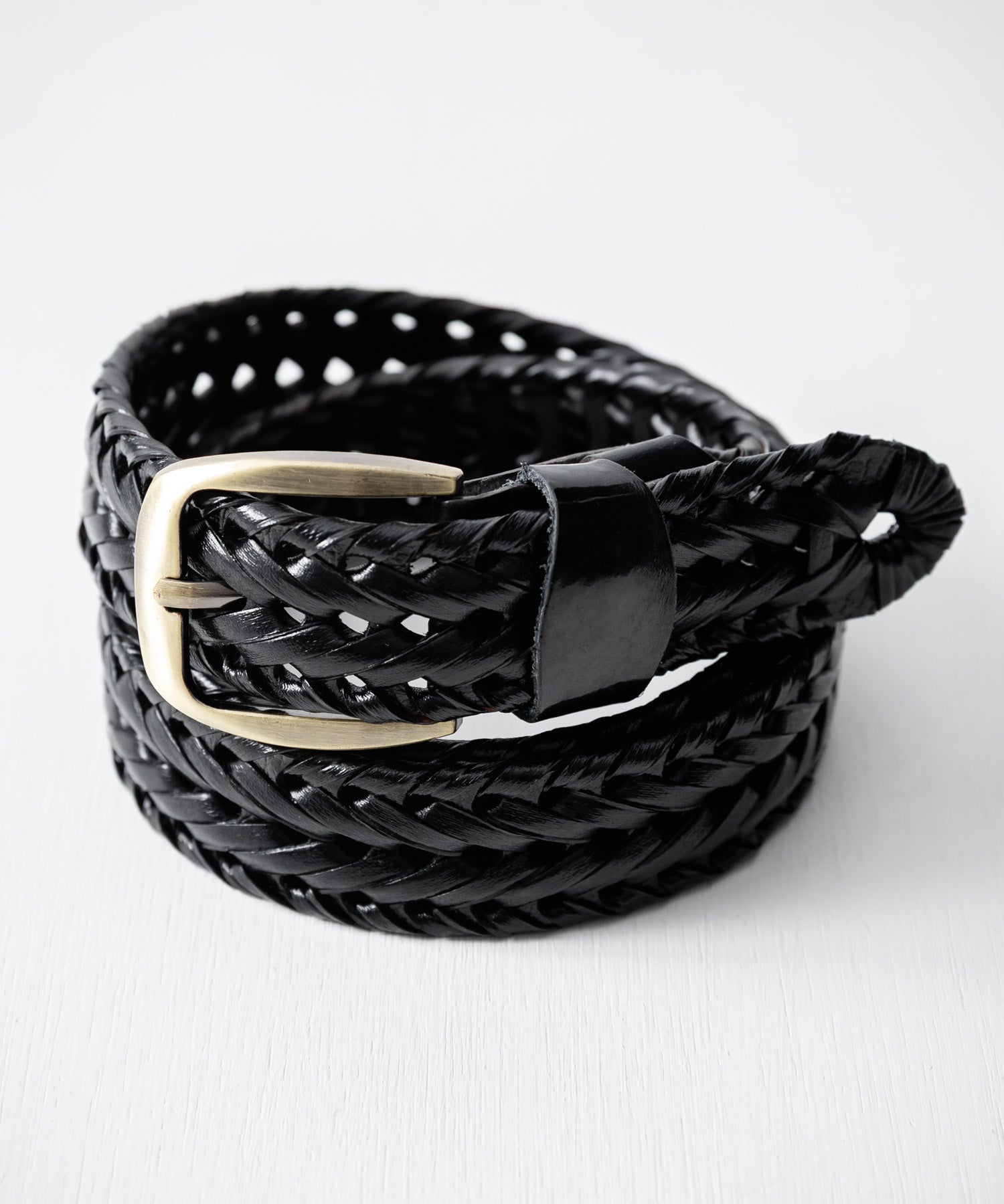 ロッキーモンロー Rocky Monroe レザーベルト メッシュ 本革 メンズ レディース ラウンドバックル スクエア カジュアル アメカジ シンプル 韓国 モード レトロ おしゃれ ギフト 15729 （ブラック） ブラック