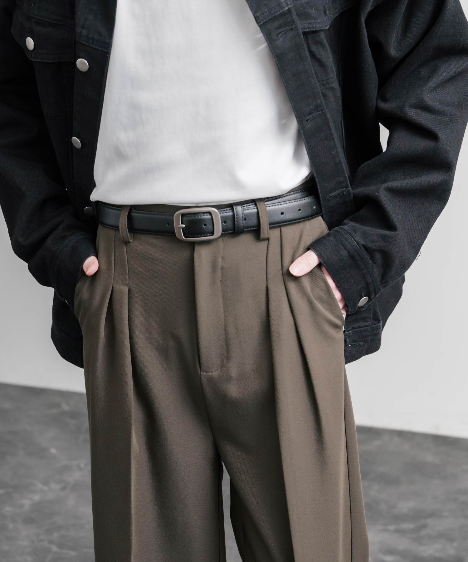 ロッキーモンロー Rocky Monroe レザーベルト スクエアバックル 本革 メンズ レディース マット カジュアル アメカジ シンプル ビジネス 韓国 モード おしゃれ ギフト 15730 （ベージュ） ベージュ