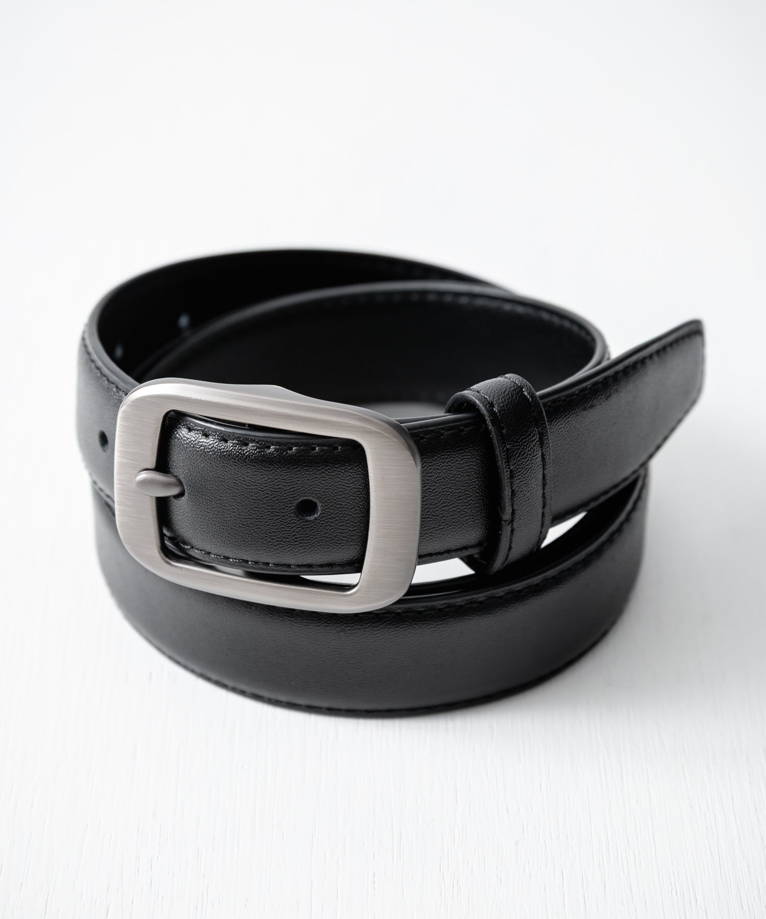 ロッキーモンロー Rocky Monroe レザーベルト スクエアバックル 本革 メンズ レディース マット カジュアル アメカジ シンプル ビジネス 韓国 モード おしゃれ ギフト 15730 （ベージュ） ベージュ