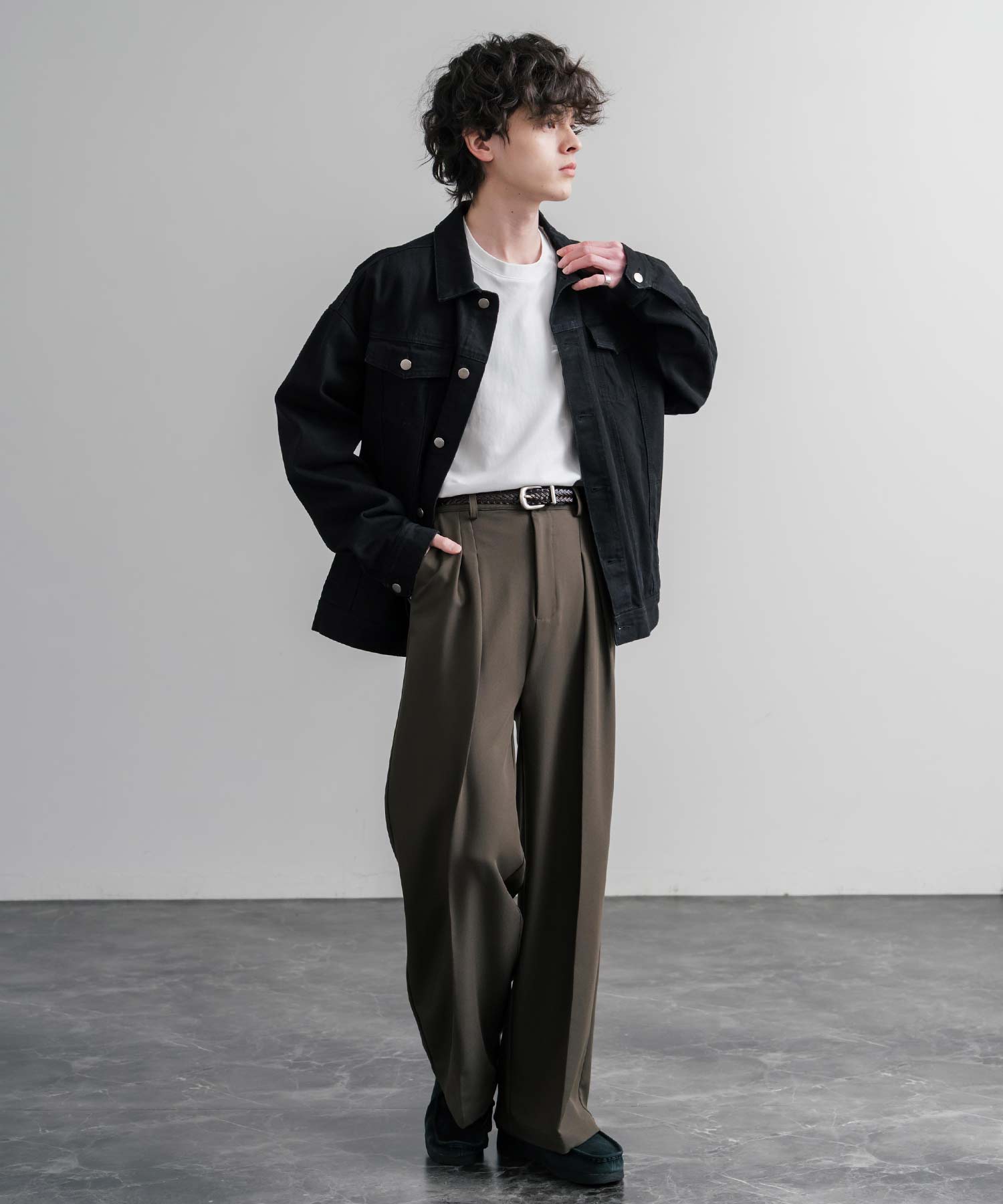 ロッキーモンロー Rocky Monroe レザーベルト メッシュ 本革 メンズ レディース ラウンドバックル カジュアル アメカジ シンプル 韓国 モード レトロ おしゃれ プレゼント 15731 （カフェ） カフェ