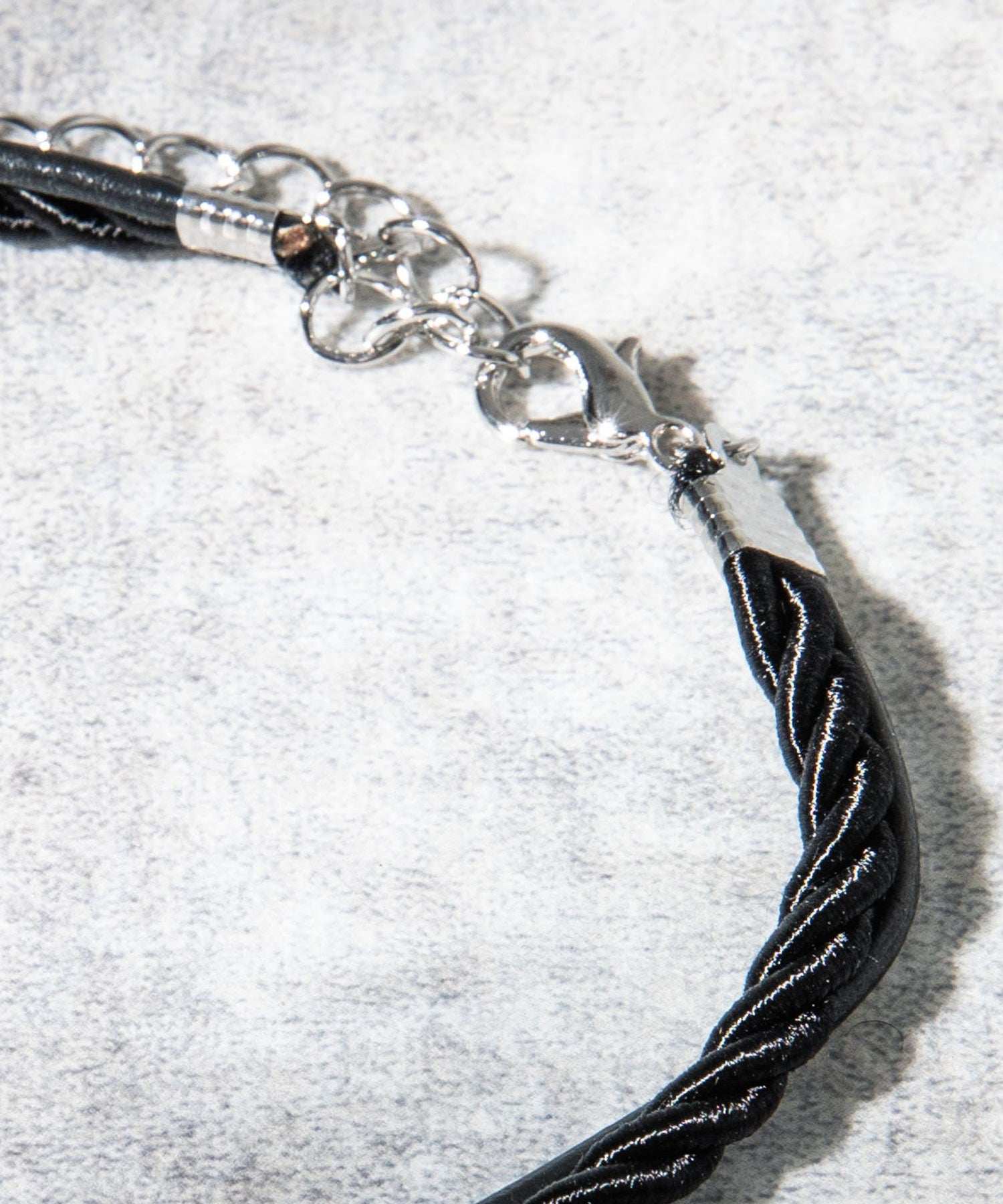 ロッキーモンロー Rocky Monroe アンクレット ブレスレット メンズ レディース つけっぱなし 2連 シルバー PU フェイクレザー チャーム カラーコード ペア シンプル 英字 9571