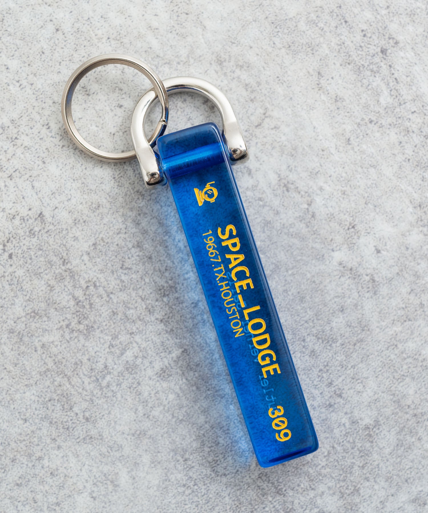 Rocky Monroe Keychain Hotel Men's Keychain Key Charm Key Ring Stick Transparent Acrylic America Room Key Key Retro Accessory Present
