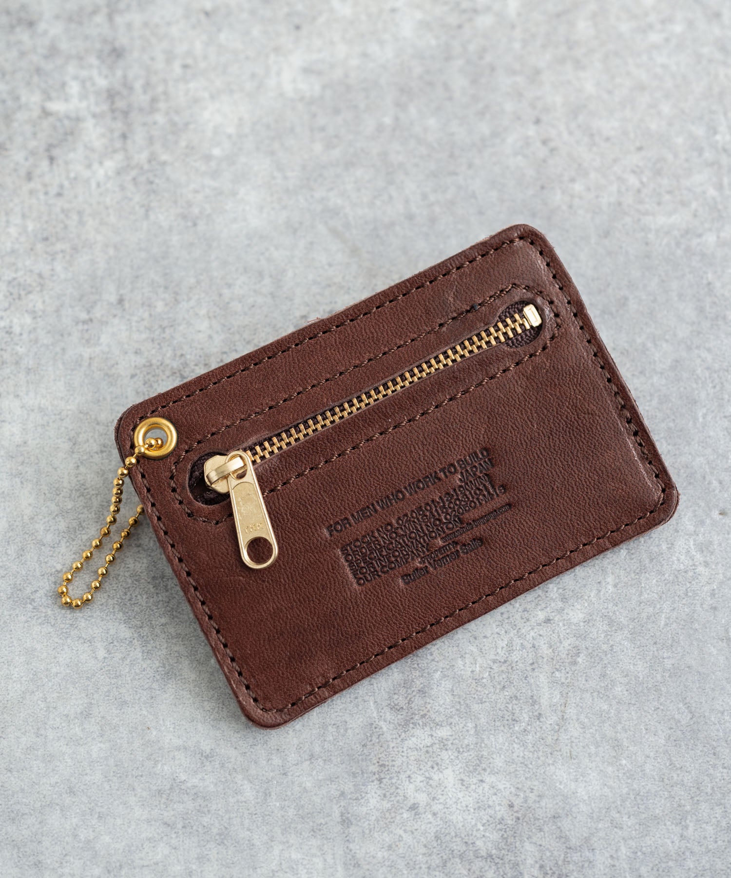 Rocky Monroe Pass Case, Commuter Pass Holder, ID Card, IC Commuter Ticket Holder, Men's, Women's, Made in Japan, Genuine Leather, Horse Leather, Natural Finish, Domestic Production, Simple, Commuting, Schooling, Coins, Keys, Plain, Logo