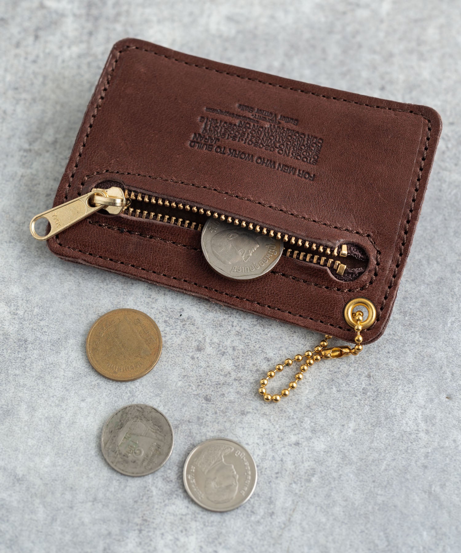Rocky Monroe Pass Case, Commuter Pass Holder, ID Card, IC Commuter Ticket Holder, Men's, Women's, Made in Japan, Genuine Leather, Horse Leather, Natural Finish, Domestic Production, Simple, Commuting, Schooling, Coins, Keys, Plain, Logo