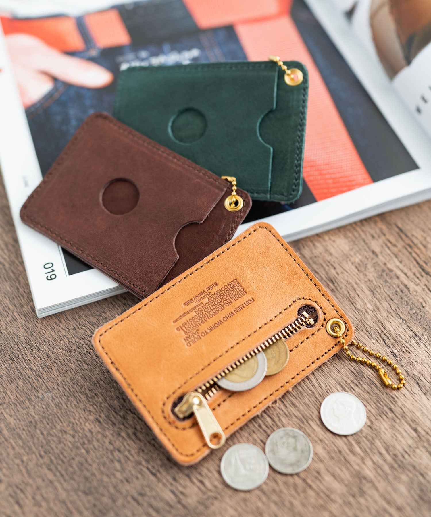 Rocky Monroe Pass Case, Commuter Pass Holder, ID Card, IC Commuter Ticket Holder, Men's, Women's, Made in Japan, Genuine Leather, Horse Leather, Natural Finish, Domestic Production, Simple, Commuting, Schooling, Coins, Keys, Plain, Logo