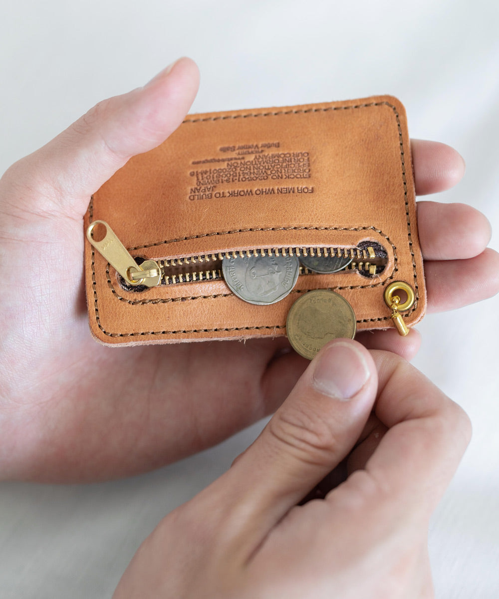 Rocky Monroe Pass Case, Commuter Pass Holder, ID Card, IC Commuter Ticket Holder, Men's, Women's, Made in Japan, Genuine Leather, Horse Leather, Natural Finish, Domestic Production, Simple, Commuting, Schooling, Coins, Keys, Plain, Logo