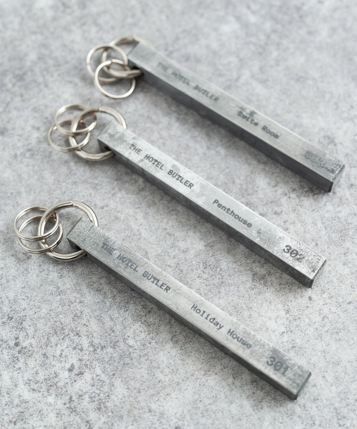 ロッキーモンロー Rocky Monroe キーホルダー ホテルキー ルームキー 日本製 アルミ メンズ レディース キーリング キーチェーン アメカジ カジュアル シンプル 鍵 カギ プレゼント トラッ （302.Penthouse） 302.Penthouse