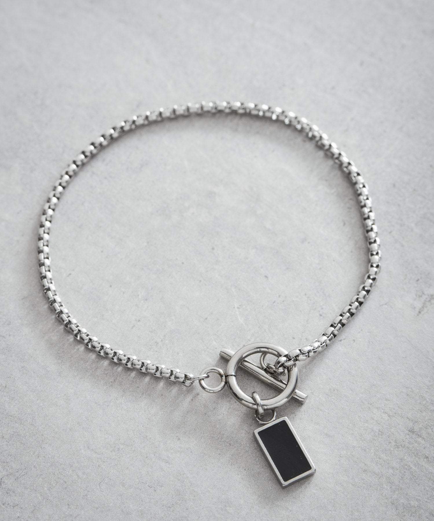 Rocky Monroe Stainless Steel Bracelet for Men and Women Chain with Lobster Clasp Mantel Style with Charm Unisex Accessory Simple Casual Bangle Pair Matching