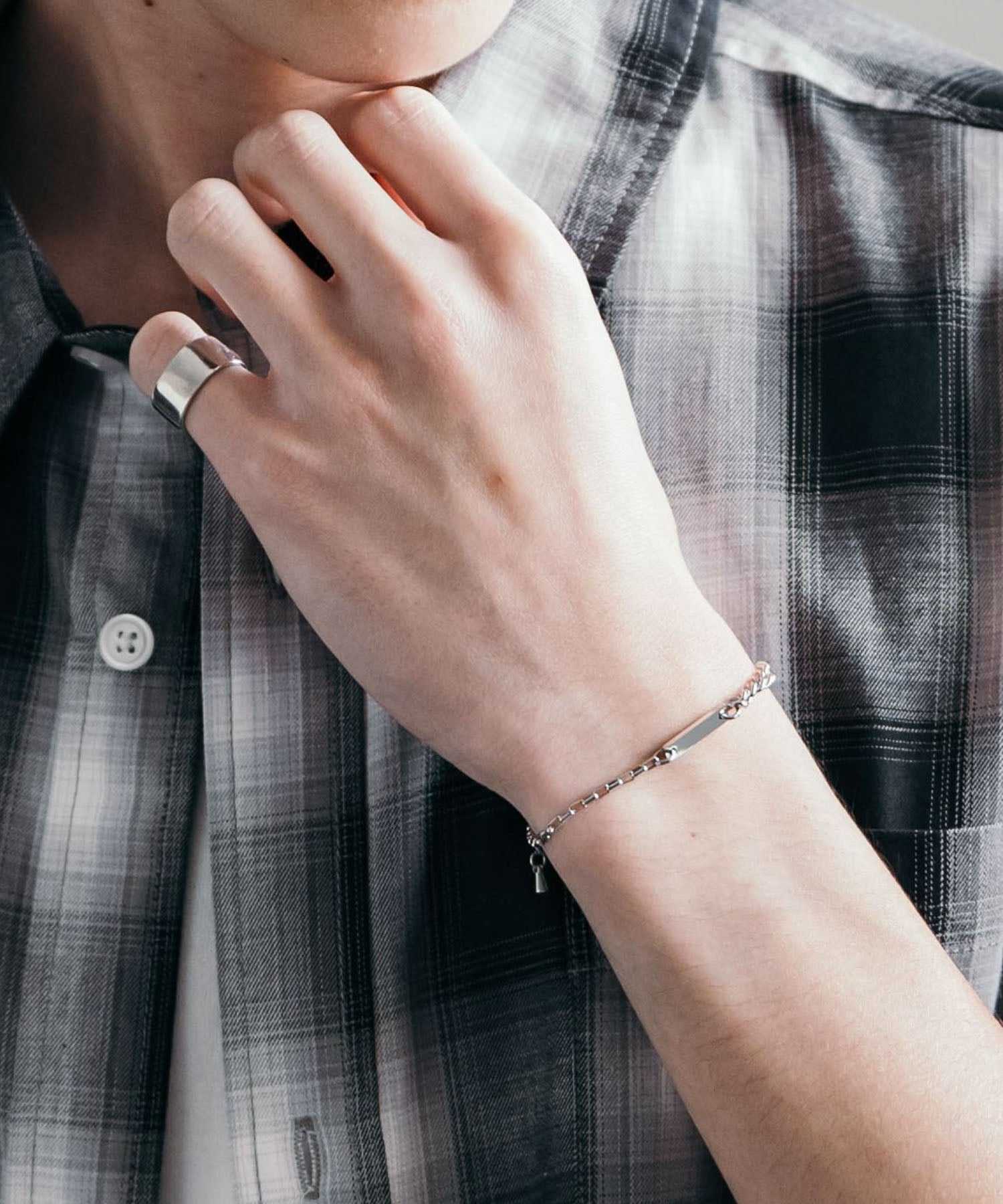 Rocky Monroe Stainless Steel Bracelet for Men and Women Chain with Lobster Clasp Mantel Style with Charm Unisex Accessory Simple Casual Bangle Pair Matching