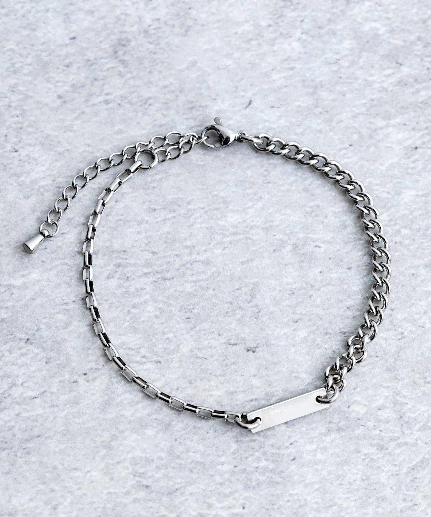 Rocky Monroe Stainless Steel Bracelet for Men and Women Chain with Lobster Clasp Mantel Style with Charm Unisex Accessory Simple Casual Bangle Pair Matching