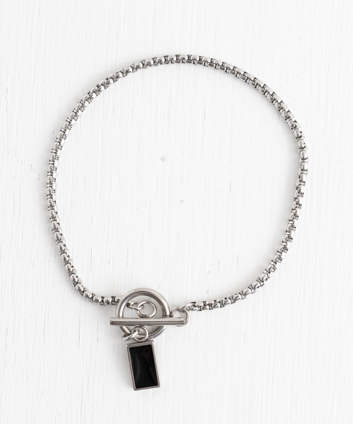 Rocky Monroe Stainless Steel Bracelet for Men and Women Chain with Lobster Clasp Mantel Style with Charm Unisex Accessory Simple Casual Bangle Pair Matching