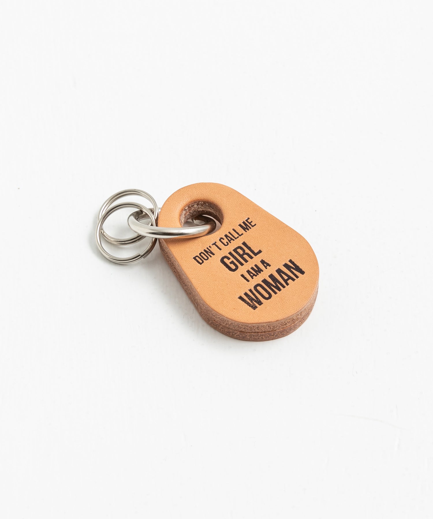 ロッキーモンロー Rocky Monroe キーチャーム COWタグ キーホルダー 本革 メンズ レディース 栃木レザー 牛革 日本製 国産 キーリング ストラップ カジュアル アメカジ シンプル ギフト （キャメル） キャメル