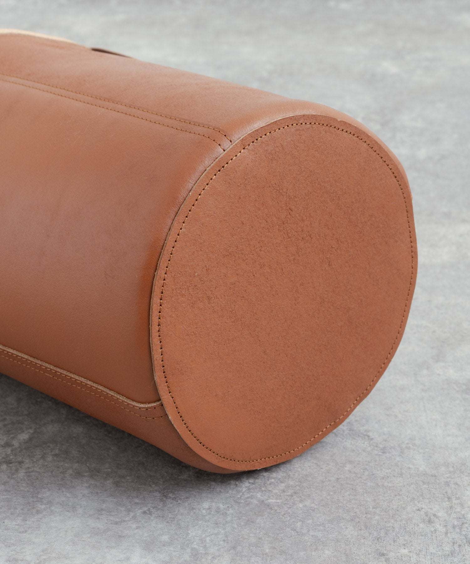 Rocky Monroe Trash Box Garbage Can Cowhide Toko Leather Domestic Made in Japan Genuine Leather Dust Box Storage Slim Simple Plain Miscellaneous Goods Interior Stylish Round Type Room New Life
