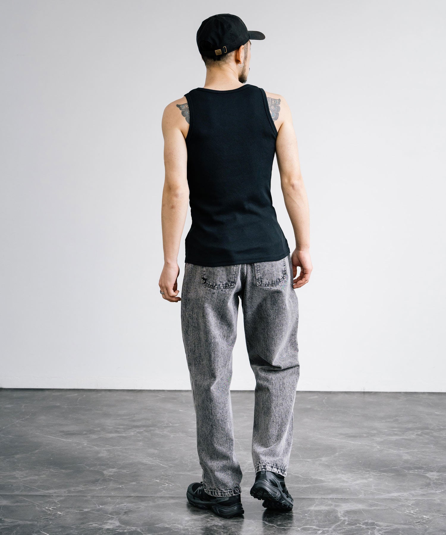Rocky Monroe Tank Top Men's Sleeveless Casual White black gray Ribbed Inner Plain Simple Stretchable Stretch Layering Training Muscle Training Gym Sports