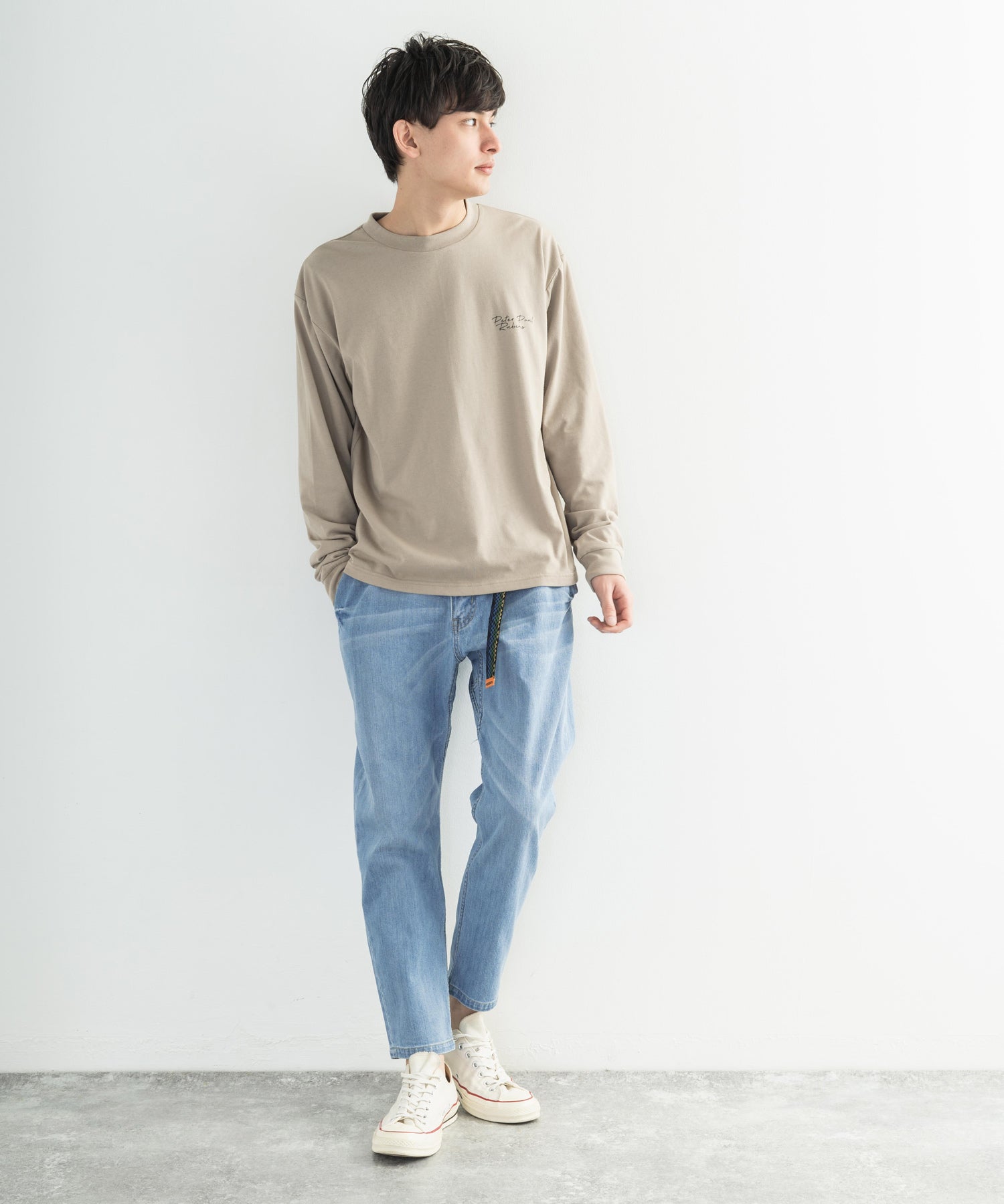 ロッキーモンロー Rocky Monroe クライミングパンツ メンズ テーパード デニム ストレッチ ジーンズ ジーパン イージー 9分丈 アンクル ナロー ライクラ アウトドア キャンプ スポーツ K