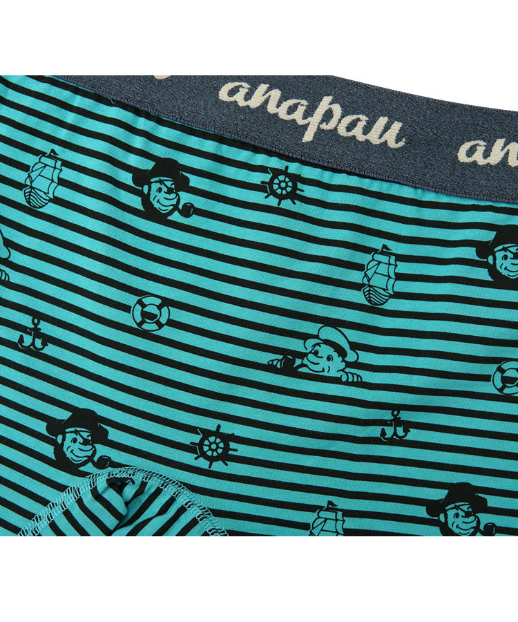 Rocky Monroe Boxer Pants Men's Underwear Low Rise Fly Front Closed Made in Japan Domestic Men's Underwear Gift Stretch Pattern Relax Father's Day Boyfriend Anniversary 【Non-returnable item】