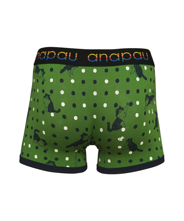 Rocky Monroe Boxer Pants Men's Underwear Low Rise Fly Front Closed Made in Japan Domestic Men's Underwear Gift Stretch Pattern Relax Father's Day Boyfriend Anniversary 【Non-returnable item】
