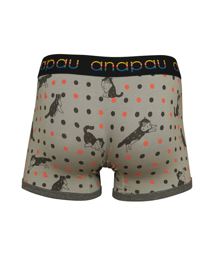 Rocky Monroe Boxer Pants Men's Underwear Low Rise Fly Front Closed Made in Japan Domestic Men's Underwear Gift Stretch Pattern Relax Father's Day Boyfriend Anniversary 【Non-returnable item】