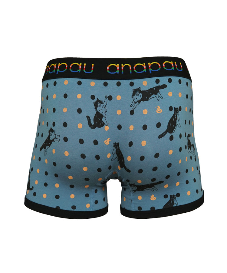 Rocky Monroe Boxer Pants Men's Underwear Low Rise Fly Front Closed Made in Japan Domestic Men's Underwear Gift Stretch Pattern Relax Father's Day Boyfriend Anniversary 【Non-returnable item】