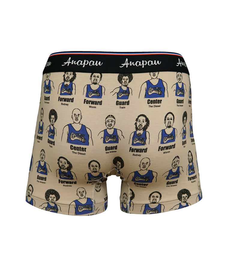 Rocky Monroe Boxer Pants Men's Underwear Low Rise Fly Front Closed Made in Japan Domestic Men's Underwear Gift Stretch Pattern Relax Father's Day Boyfriend Anniversary 【Non-returnable item】