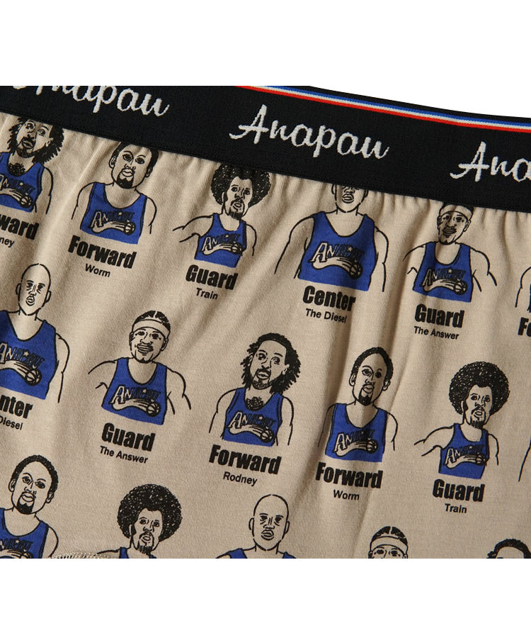 Rocky Monroe Boxer Pants Men's Underwear Low Rise Fly Front Closed Made in Japan Domestic Men's Underwear Gift Stretch Pattern Relax Father's Day Boyfriend Anniversary 【Non-returnable item】