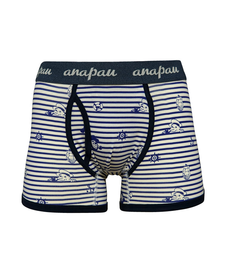 Rocky Monroe Boxer Pants Men's Underwear Low Rise Fly Front Closed Made in Japan Domestic Men's Underwear Gift Stretch Pattern Relax Father's Day Boyfriend Anniversary 【Non-returnable item】