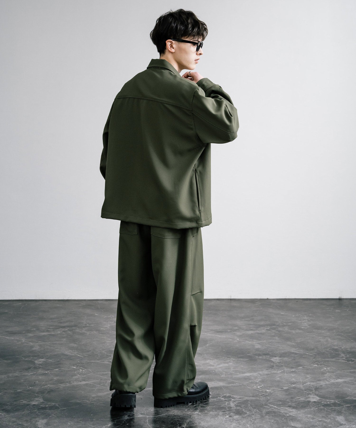 Rocky Monroe Setup CPO Jacket Parachute Pants Men's Coveralls Wide Pants Easy Light Outer Relaxed Oversized Plain 14303