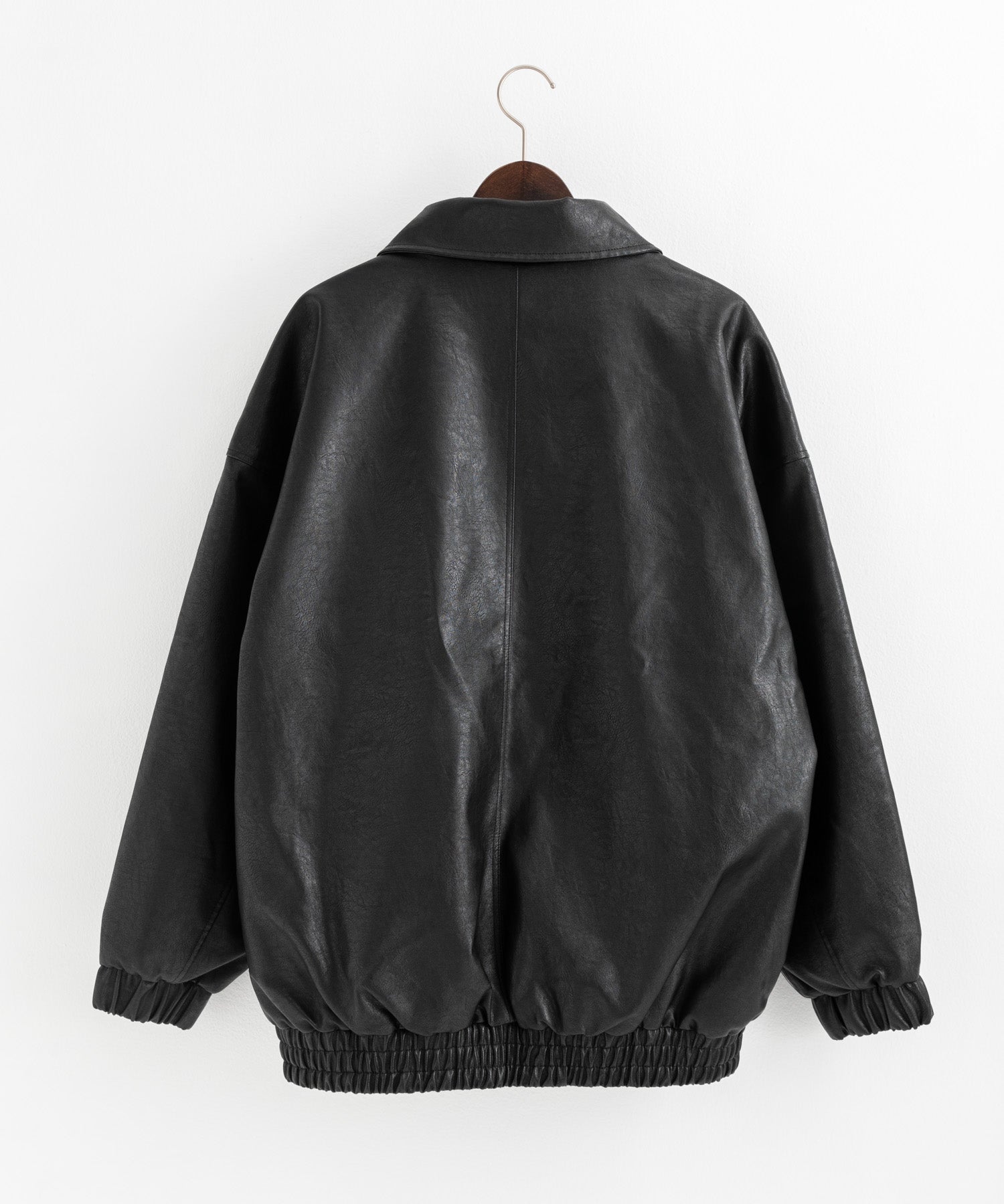 ロッキーモンロー Rocky Monroe ブルゾン フライトジャケット メンズ レディース ライダース アウター ミリタリー A-2 合成皮革 PU オーバーサイズ ゆったり モード 韓国 14344
