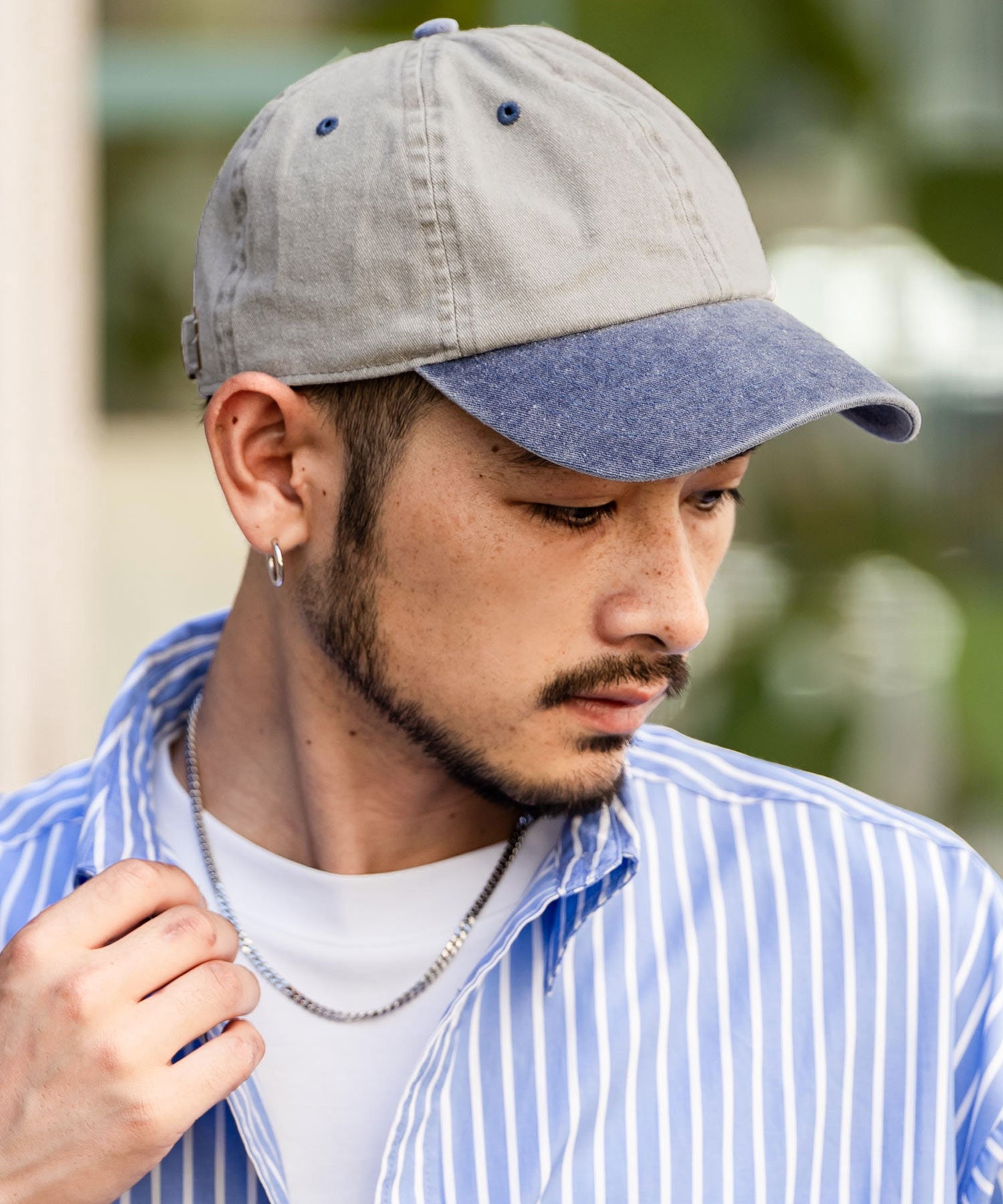 Rocky Monroe NEWHATTAN Baseball Cap Low Cap Men Women Hat Pigment Dye Sun Protection Heat Stroke Prevention Plain Two-Tone 14461